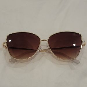Aldo White rim Sunglasses